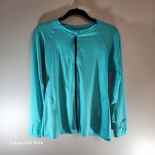Beach House Sport Women s Large Long Sleeve Rash Guard 50 UPF Cover Up Swimsuit