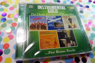 2xCD New Instrumental Gold Five Classic Rock n Roll Albums Duane Eddy Bill Haley