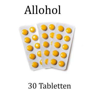 ALLOHOL 30 Tabletten Nahrungsergänzungsmittel (Allochol, Аллохол)