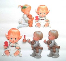 3D UPick Christmas Winter Boy Girl Baby Angel Scrapbook Card Embellishment