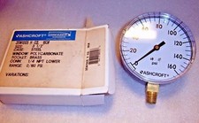 Ashcroft Pressure Gauge 35W1005 H 02L 0-160 PSI