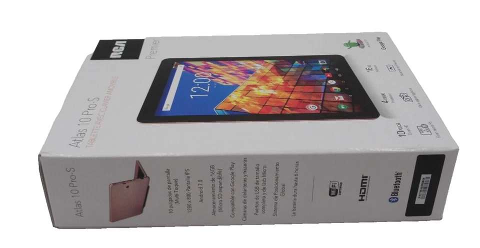 Tablet portátil RCA Premier Atlas 10 Pro-S teclado desmontable color ORO ROSA Foto 4 de 4