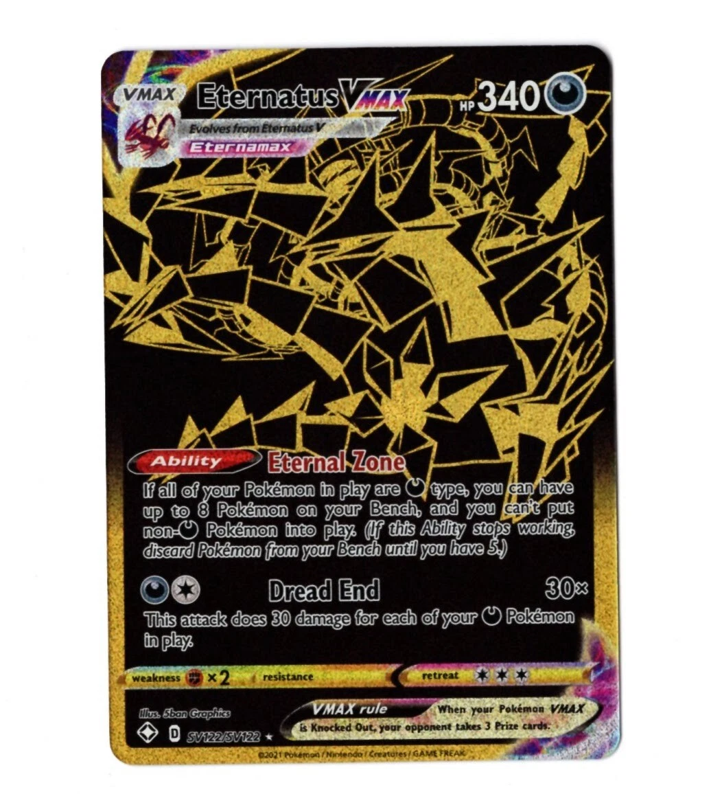 eternamax pokemon card Pokémon TCG: Eternatus VMAX Premium Collection