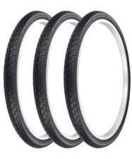 3 PRO+ TRIKE SOLID BLACK 24 X 1.75 TWIN MARCH SEMI SLICK TIRES FOR TRICYCLES