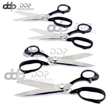 Black Handle Tailor Scissors Heavy Duty Dressmaking Stainless Steel Choose one 