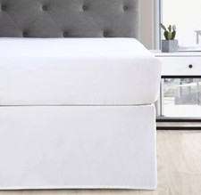 White Unbranded Full Size Bedskirt Only NWOT
