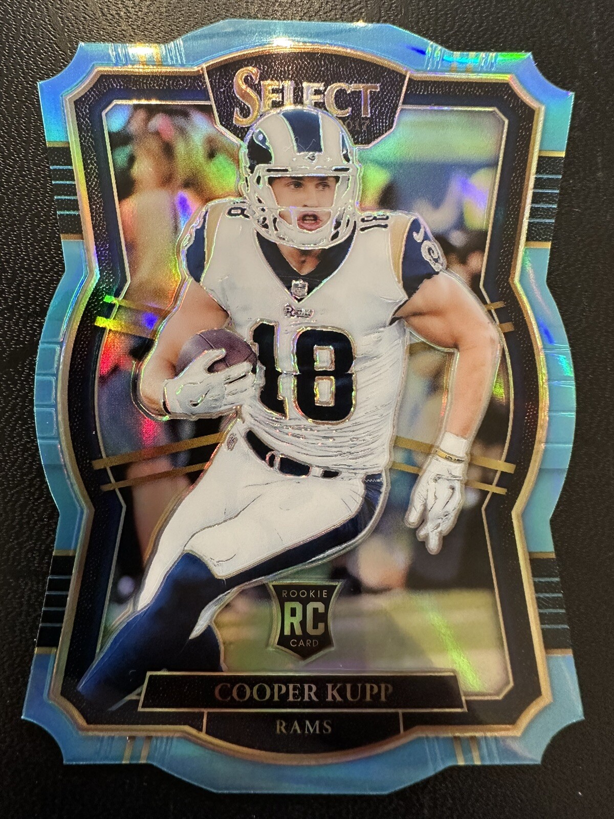 2017 Select Cooper Kupp RC Premier #170 Die Cut Light Blue Holo Prizm /99 🔥!!!