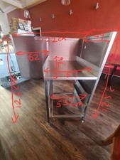 PASS THROUGH DISHWASHER TABLE WITH BASKET 