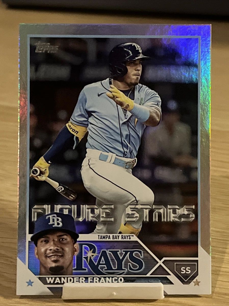 2023 Topps Series 1 Wander Franco Rainbow Foil Future Stars #215 Tampa Bay Rays