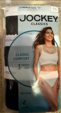 New in Package Jockey Women's Classic French Cut - 3 Pack Black