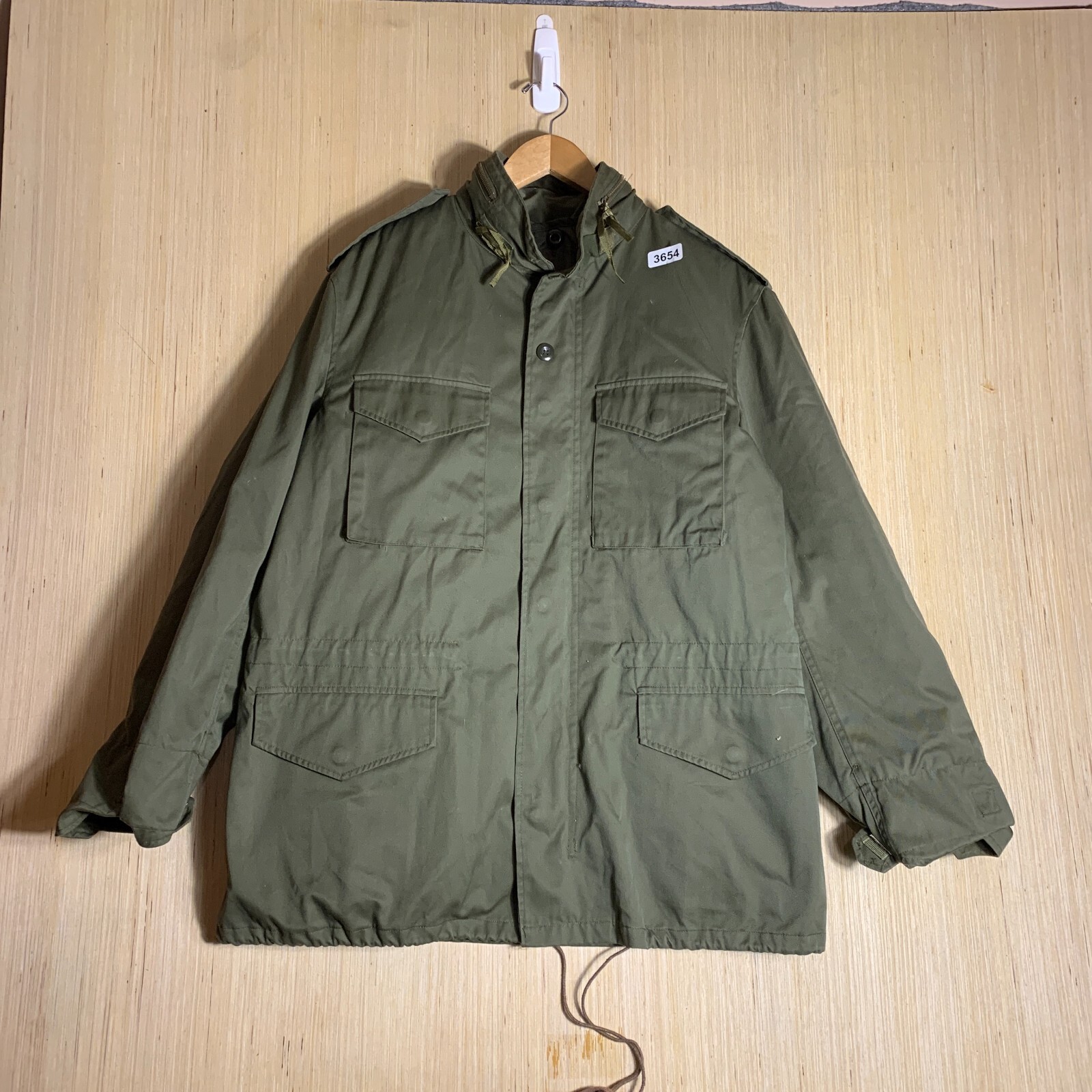 VTG US Army Jacket Adult Small Green Long Sleeve Men's Cold Weather 90's