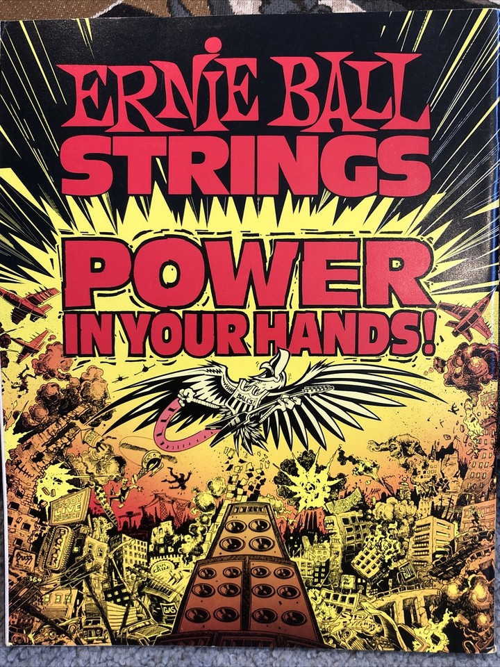 1984 Vintage Guitar Player Legends Of Guitar 1 "Hendrix/Van Halen