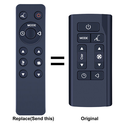 Remote Control For Delonghi 5515110661 PACEL290HLWKC1ABK PACEL290HLWKC1A