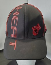 Miami Heat NBA Adidas Cap Fitted Black/Red FITMAX'70 Size S/M
