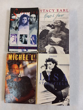 Lot of 4 Female Singers SINGLES Audio Cassettes STACY EARL, Michelle, CL 3