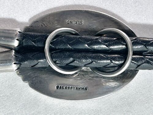 Vintage signierte Dalangyawma Sterlingsilber Bolokrawatte Bärenkralle Design - Bild 6 von 6