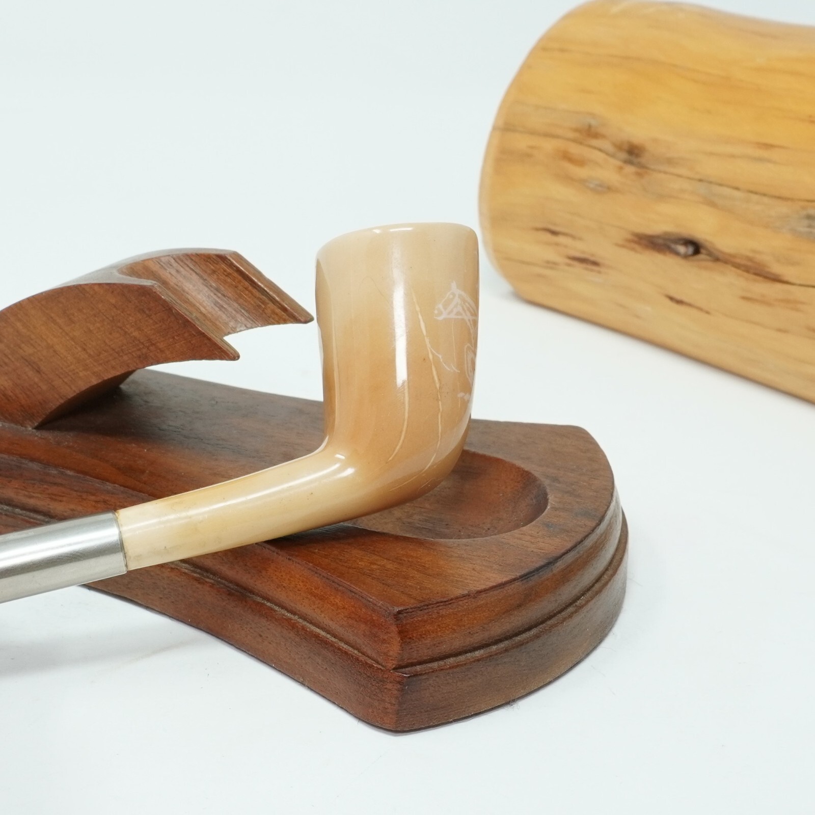 Zenith Holland Ceramic Pipe with Horse/Jockey Estate Tobacco Smoking