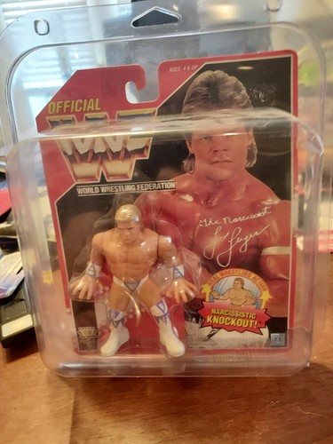 WWE WWF Hasbro Series 8 Lex Luger MOC Red Card...