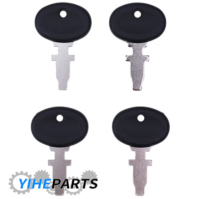 4X Ignition Key TX10998 TX17477 ForLong Tractor 310 320 445 460 510 560 610 2360