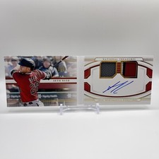 2022 Panini National Treasures Seth Beer Dual Memorabilia Signatures 65/99!