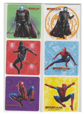25 Spiderman Far From Home Stickers, 2.5" x 2.5" each