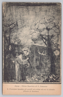 Assisi Chiesa Superiore di S. Francesca Basilica of Saint Francis Italy Postcard