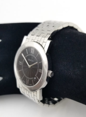 Gucci 5200 Watch M.1 Woven Metal Band 7