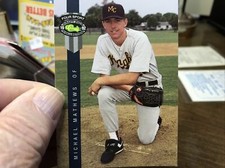 1992 CLASSIC 4 SPORT DRAFT PICK  # 252 MICHAEL MATHEWS