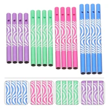 16PCS Garden Flag Fall DIY Hollow Metal Wind Chime Material Wind Bell Pipes