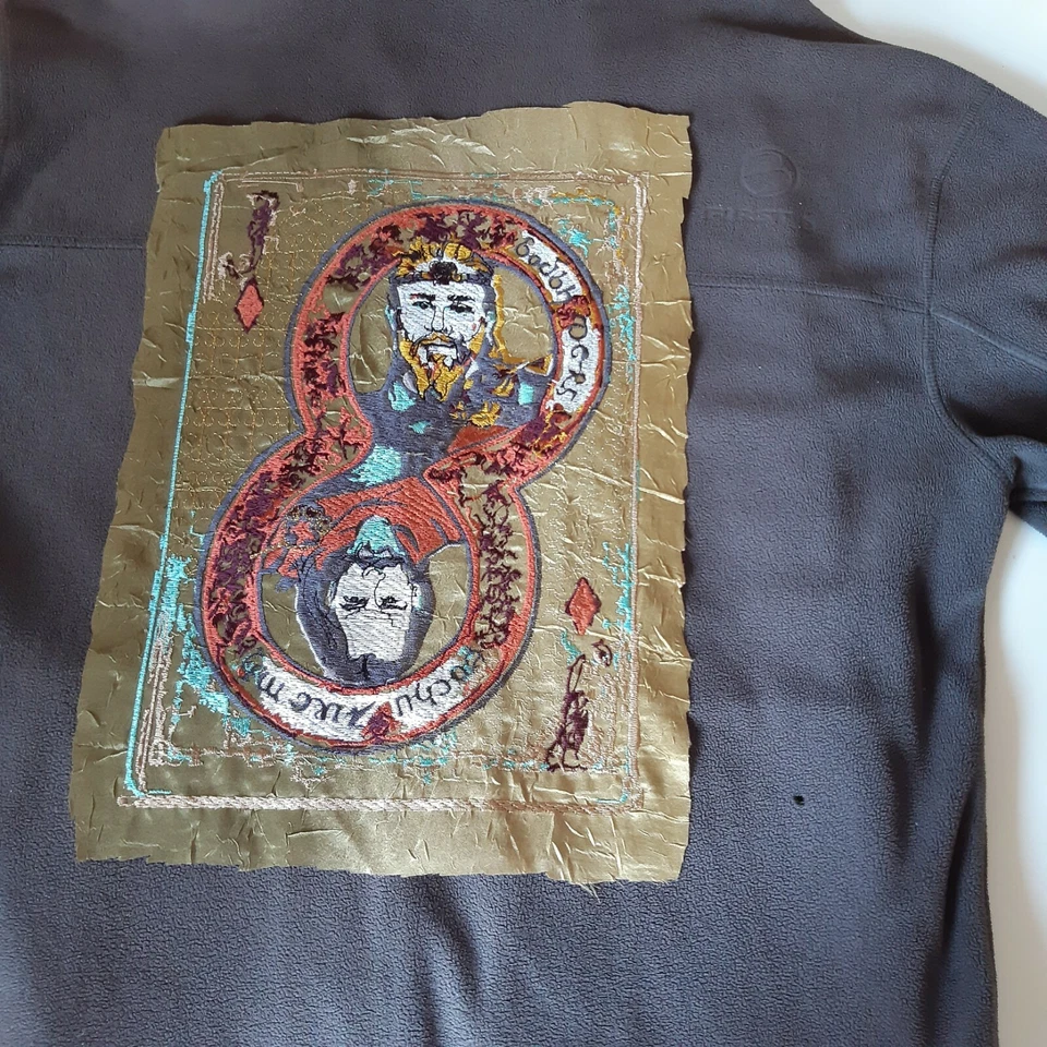 Celtic Mythology Large Handmade Embroidered Patch - Image 3 of 4