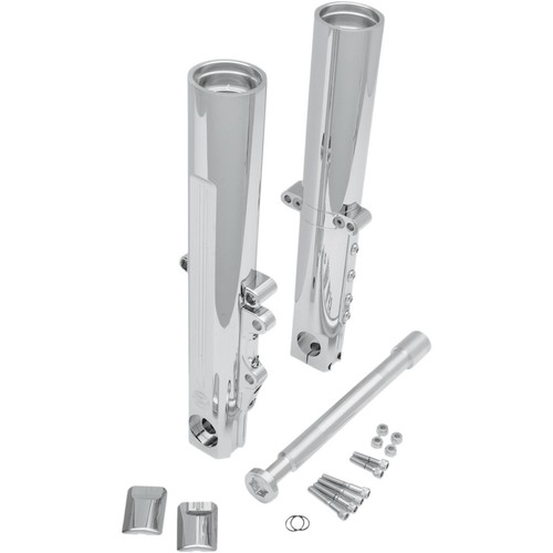 Lower Fork Leg Kit - Single Disc - Chrome - '14-'20 FL 0208-2097-CH