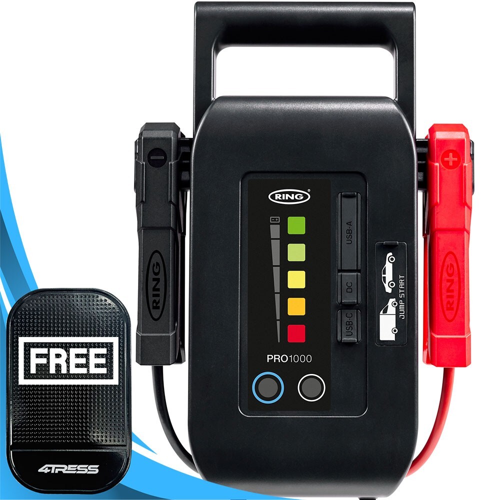 12v Battery Jump Starter 10L 10000cc Lithium Booster Power Bank RPPL1000A. +M