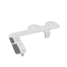 Bidet Fresh Water Spray Kit Non Electric Toilet Seat Attachment with Dual Nozzle