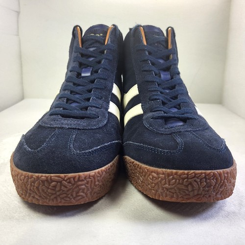 GOLA Harrier High Mens Trainers Suede Dark Navy Blue White UK7 (X12) - Picture 10 of 20