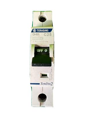 Terasaki DH06 25A Amp Leitungsschutzschalter C25 Typ C
