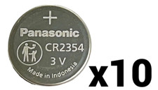10 TEN PANASONIC CR2354 BULK CR 2354 3V LITHIUM COIN CELL BATTERY EXP 2031