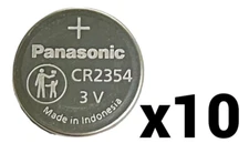 10 TEN PANASONIC CR2354 BULK CR 2354 3V LITHIUM COIN CELL BATTERY EXP 2031