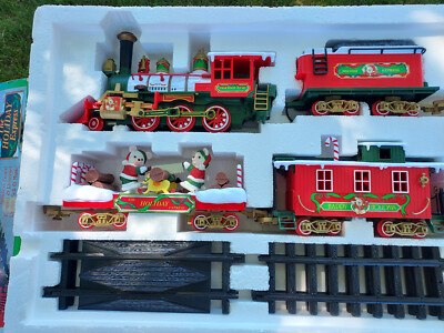 new bright holiday express animated, train set | eBay