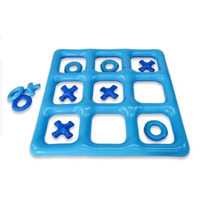 Pool Candy Inflatable Tic-Tc-Toe Game NEW Blue Colored 