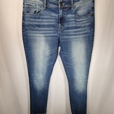 Buckle Black Women's Fit No. 76 Straight Mid Rise Stretch Med Wash Actual 36x33