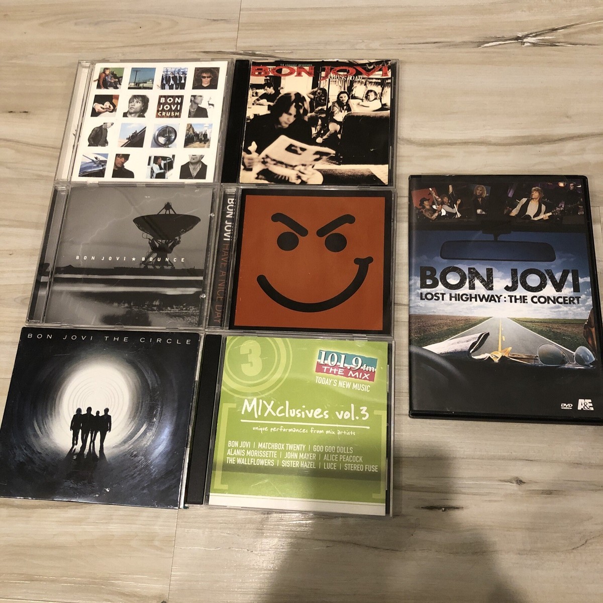 Bon Jovi 6 CD 2 DVD Lost Highway: The Concert The Circle Bounce