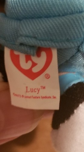 TY LUCY the BEANIE BABY KEY CLIP WITH TAG. HM24 - Picture 5 of 7