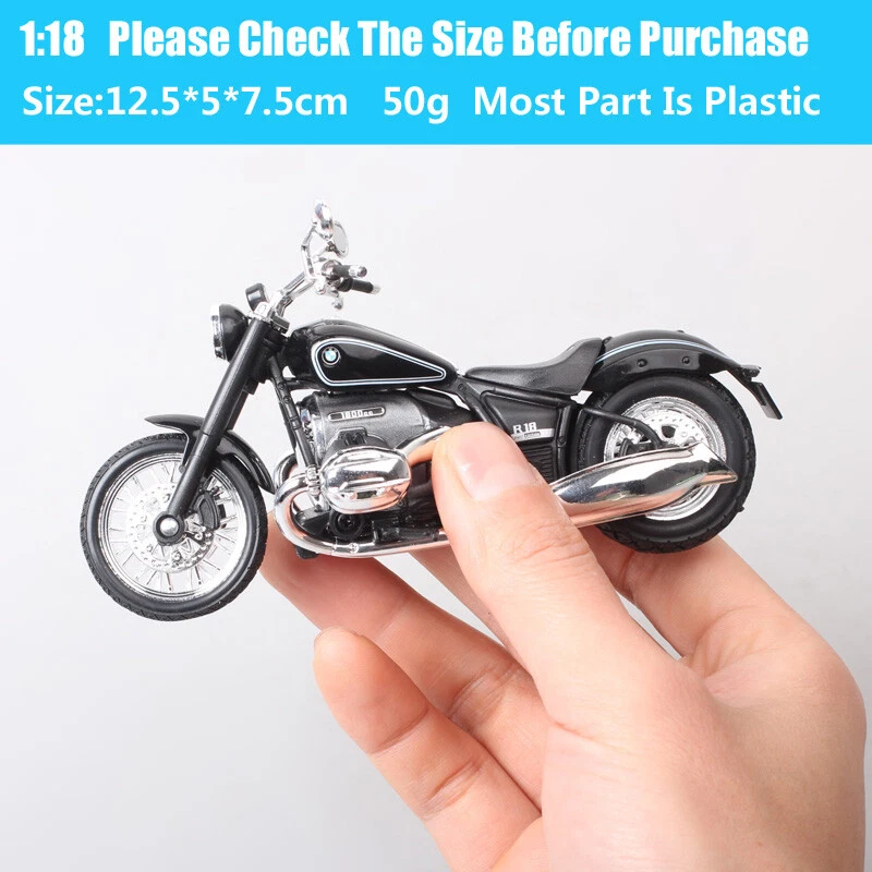 Welly 1:18 Scale 2020 BMW R18 Cruiser Motorcycle Retro Diecast Model Bike Toy - Image 3 of 4