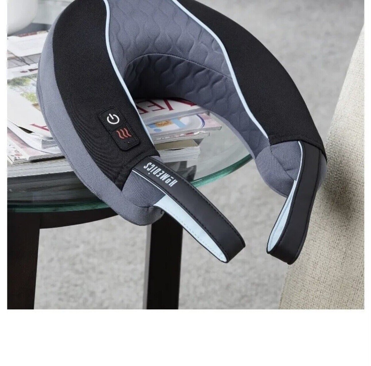 homedics neck massager with comfort foam vibration and soothing heat HoMedics Comfort Foam Vibration Neck Massager with Soothing Heat main image 1