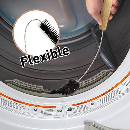 Long Handle Coil Brush Dryer Vent Cleaning Brush Lint Remover Washing Machine - Picture 10 of 14