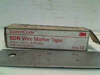 3M WIRE MARKER TAPE SCOTCHCODE 9 ROLLS SCOTCHCODE SER-A