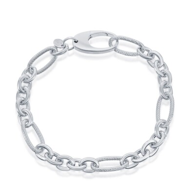 Offenes Gliederarmband Sterlingsilber