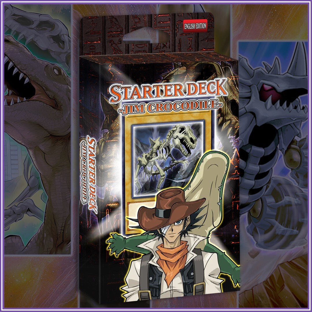 JIM CROCODILE FOSSIL STARTER DECK 46 | Dragon Skull Bone Duelist Kingdom  YuGiOh | eBay