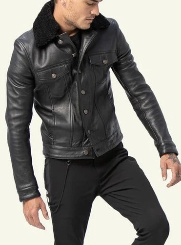 Veste En Cuir Synthétique Levi's Smooth Lamb Touch Classic Trucker Homme