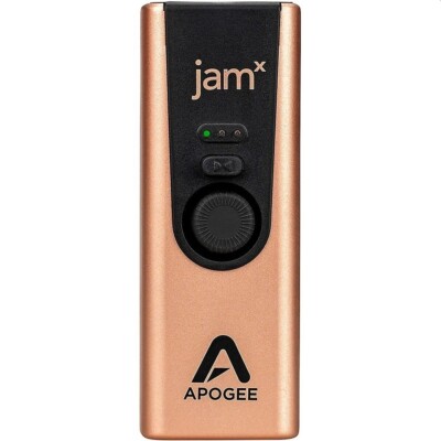 APOGEE JAM X Guitar Recording Audio Interface for Mac, Windows, iPad, iPhone
